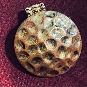 Statement Old Gold Tone Stretchy Ring, NWOT